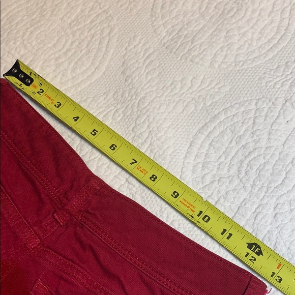 WHBM Red burgundy jeans. 2S - Picture 8 of 8